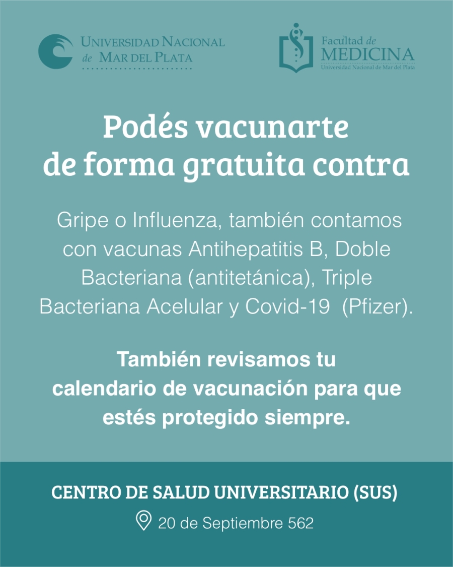 Vacunación UNMDP