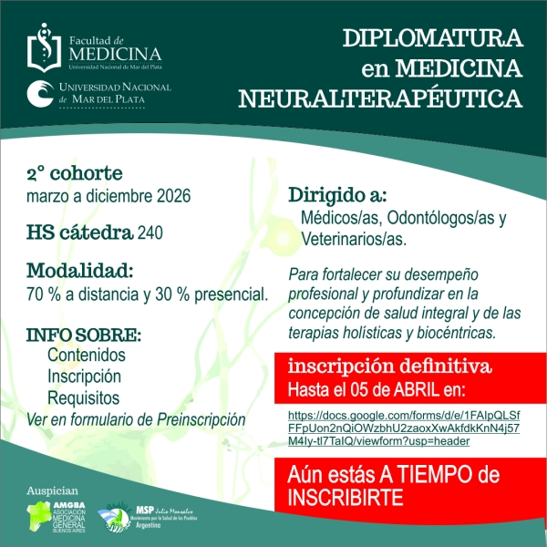 Diplomatura en Medicina Neuralterapéutica
