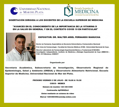 Invitación a docentes de la ESM
