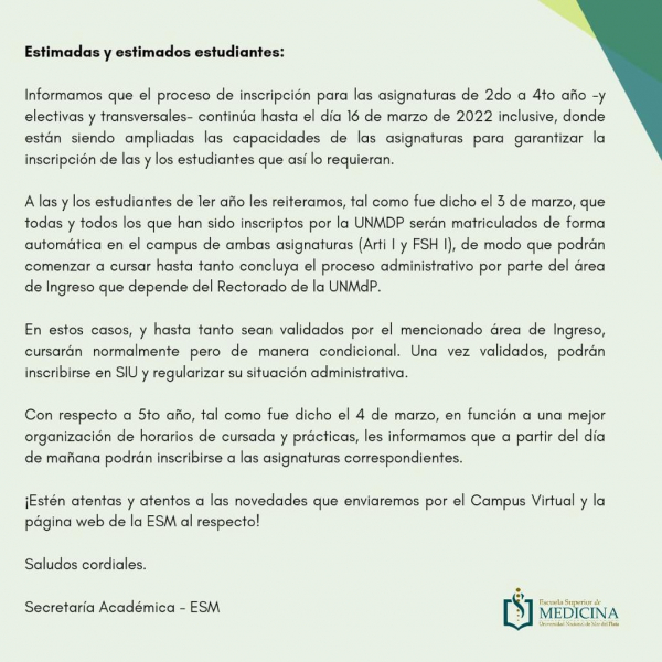 Información Estudiantes -1ro a 5to
