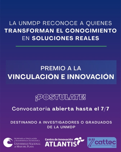 Premio a la vinculación e innovación UNMDP