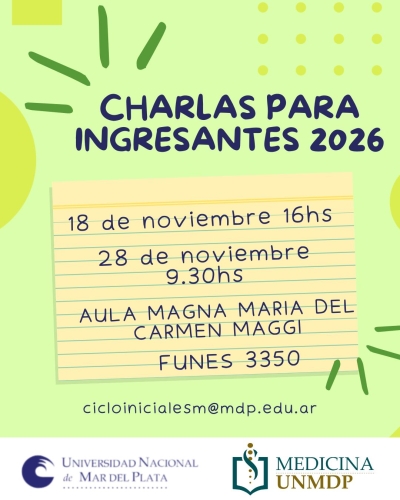 Charlas Ingresantes 2026