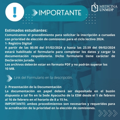INSCRIPCIÓN CON PRIORIDAD