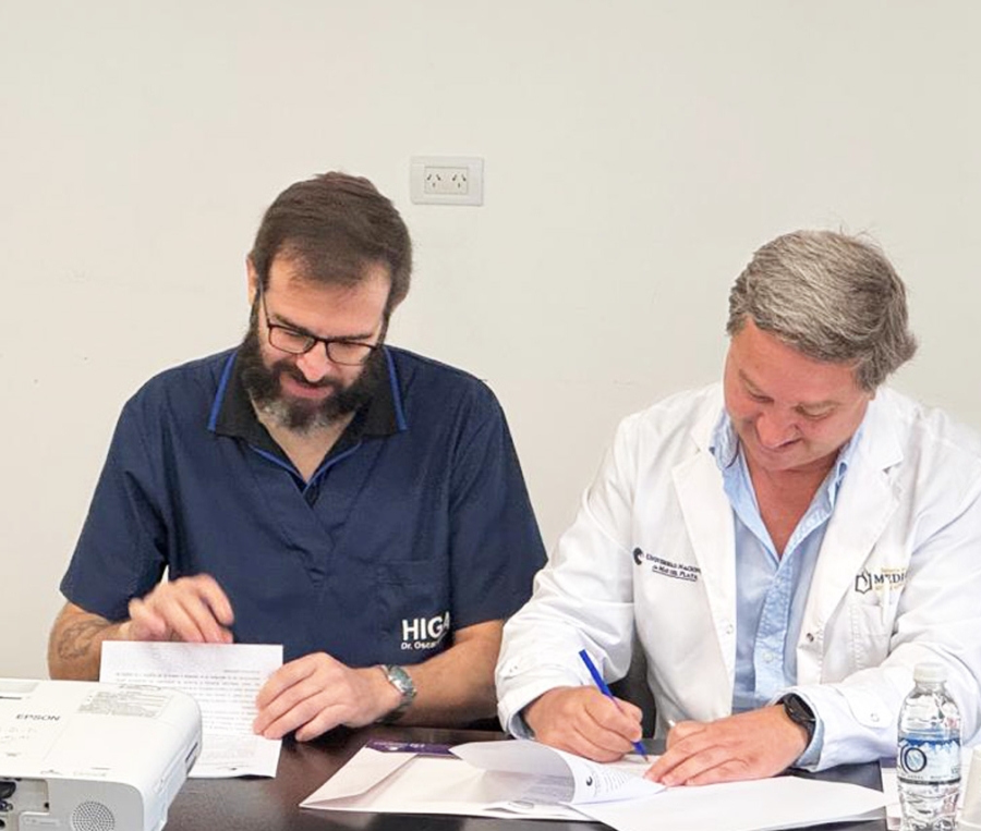 Firma de convenio con el HIGA para impulsar la especialización en Geriatría