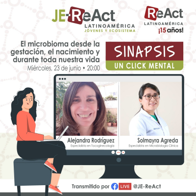 Interesante invitación primer segmento de "Sinapsis", React Latinoamérica