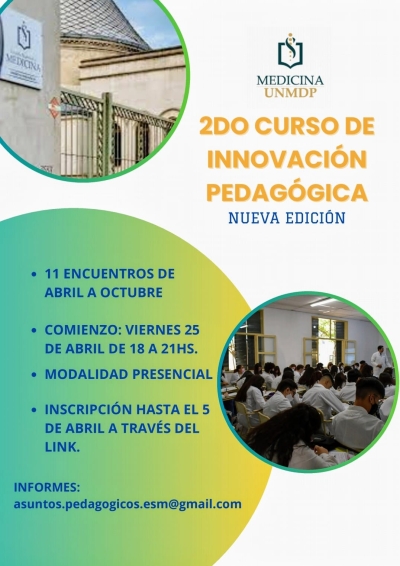 Abierta la inscripción al Curso de Formación Permanente e innovación pedagógica y didáctica para docentes de la ESM 2025. 2da. edición