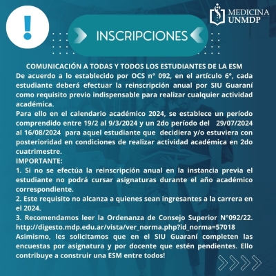 COMUNICADO ESTUDIANTES