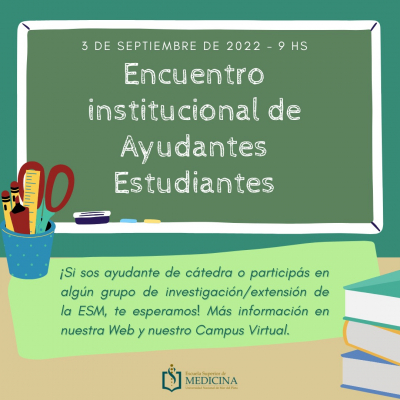 Encuentro Institucional de Ayudantes Estudiantes ESM